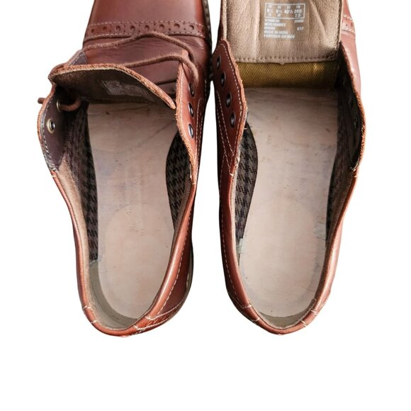 Bostonian Brown Leather Cap Toe Dress Shoes Men's Size 9.5 Preppy Vintage - Picture 7 of 15